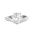 thumbnail image 4 of Moissanite Engagement Rings 1.0/2.0cttw D Color VVS1 925 Sterling Silver Crown Wedding Rings Mask Promise Ring Wedding Band Eternity Rings for Women with Certificate, 4 of 18