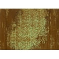 thumbnail image 1 of Ahgly Company Indoor Rectangle Abstract Turquoise Blue Contemporary Area Rugs, 2' x 5', 1 of 4