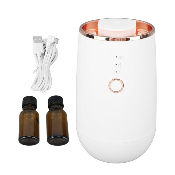 Diffuseur d'huile essentielle portable pour voiture - Antidérapant - Blanc - 5 V - 2000 mAh - USB - Portable - Pour chambre à coucher