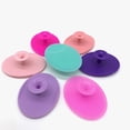 thumbnail image 4 of Cradle Cap Brush,Heavy-Duty Bath Brush with Suction Cup Handle,Reusable Silicone Massage Brush,Exfoliating and Massaging,Essential for Sensitive Dry Skin,1.97x2.56x0.79 inch (Rose Red), 4 of 9