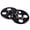 Black 36L, variant on Mibo 12pcs Nylon Resin Sew Through Snap - 4 Hole - 20L(12mm) - White