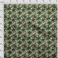 thumbnail image 4 of oneOone Polyester Spandex White Fabric Florals Fabric For Sewing Printed Craft Fabric By The Yard 56 Inch Wide, 4 of 4