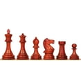 thumbnail image 2 of Old English Classic Chess Set with Padauk & Boxwood Pieces - 3.9" King, 2 of 3