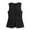 Black, variant on gakvbuo Women's Suit Tops Casual Business Button Sleeveless Trendy Fashion Blazer Waistcoat