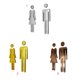 thumbnail image 4 of HOMBRES Y MUJERES Inodoro / Baño / Baño / Baño / WC Indicador De Adhesivo Plateado Plata Baoblaze WC Senae Placa, 4 of 7
