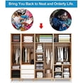 thumbnail image 4 of BoxLegend Shirt Folding Board Tshirts Clothes Folder Durable Plastic Closet Organizers Magic Fast Folder Plus Sizes Folder, V4 White, 4 of 6