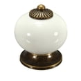 thumbnail image 4 of SHISUYAN 5Pcs Round Delicate Ceramic Door Knob for Furniture Upgrade 1.5In, 4 of 8