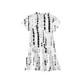thumbnail image 4 of CCRFTGI Polo Dress for Kids Girls Size 6-7 Back To School Short Sleeve School Uniform Casual Polka Dots Pleated Flare Skater Polo Dresses Summer Button-Down Collar Picque Polo Dress White 5-6 Years, 4 of 5