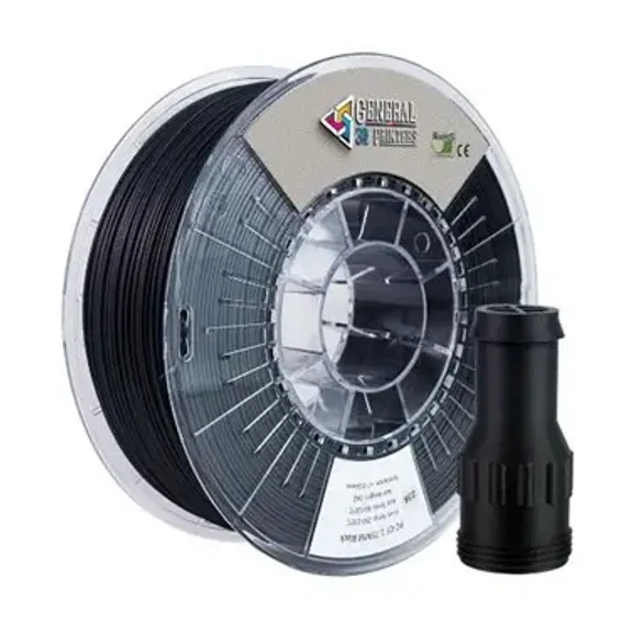 Carbon Fiber PC-CF Filament 1.75mm Black,1kg