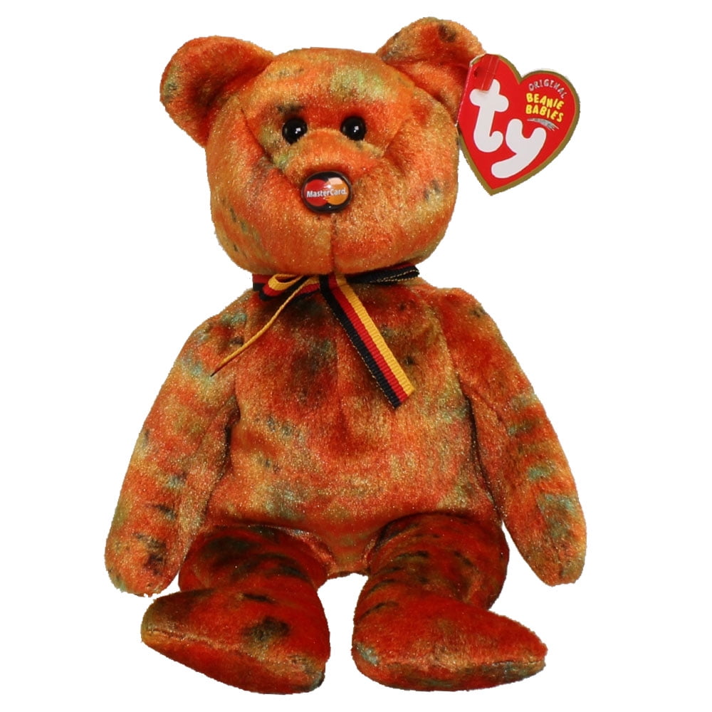 4 MC IV MASTERCARD the Bear Ty Beanie Baby Credit Card Exclusive ~ MWMT 