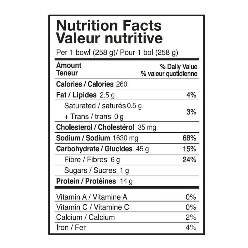 Authentic Asia soupe de raviolis chinois aux crevettes avec nouilles 258g