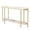 White & Gold, variant on Hassch Oval Console Table with Metal Frame, Modern Entryway Table with Open Shelf, Narrow Sofa Table for Hallway Living Room Foyer, White & Gold