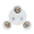 thumbnail image 5 of 3 in 1 Light Socket Splitter E26/27 Adapter Converter for Standard LED Bulbs Vertical 180° Adjustable Horizontal 360° Adjustable Bendable Max 60W Socket Extender, 5 of 8