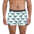 thumbnail image 4 of Wukai Cartoon Shark Print Men’s Underwear Breathable Boxer Briefs,&nbsp;Moisture Wicking & Breathable-Large, 4 of 7
