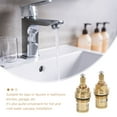 thumbnail image 4 of FUTUREORYY 2Pcs Sturdy Copper Faucet Core Cartridge for Bathroom Kitchen Hot Cold Water Use, 4 of 7