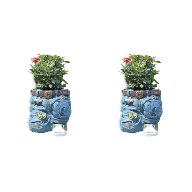 Pantalones maceta Inteprter Jeans Retro ropa planta cultivo balcón jardín decoración CBP593053