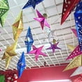 thumbnail image 5 of Paquete de 5 farolillos de estrella de papel, pantalla de estrella, adornos navideños colgantes para boda, fiesta de cumpleaños, decoración del hogar, Navidad, Halloween oso de fresa  Hogar, 5 of 5