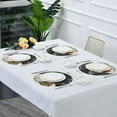 thumbnail image 4 of WOBOGO Winter Snowman Round Placemats Set of 4 Heat Resistant Washable Kitchen Table Decorations 15.4in, 4 of 7