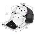 thumbnail image 3 of Picia Doodle Cute Cat Pattern Trucker Hat,Baseball Cap,Sun Protection Cap,Stylish Headwear,Leisure Cap,Outdoor Sports Cap, 3 of 7