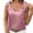 Pink, variant on Plus Size Blouses For Women Sleeveless Button Up Shirt Casual Loose Pullover Top Womens Plus Size Tops Work Blouses For Women