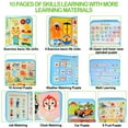 thumbnail image 2 of Kesletney 6 Page Busy Board for 3-5 Year Old Boys Girls, Toddler Montessori Fine Motor Skills Toys, Ocean Theme, 2 of 7