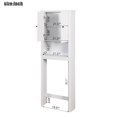 thumbnail image 4 of Tall Bathroom Storage Cabinet, Bathroom Furniture Over The Toilet, Freestanding Bathroom Cabinet with Adjustable Shelf, Bathroom Hutch Over Toilet, Space Saving Toilet Shelf Organizer, K2236, 4 of 9