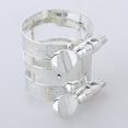thumbnail image 3 of Ligadura de la boquilla Yuyangstore Saxofón Alto Plateado, 3 of 8