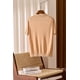 thumbnail image 4 of Polo de punto informal de negocios de mezcla de seda para hombre, novedad primavera/verano, 4 of 5
