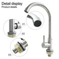 thumbnail image 3 of Stainless Steel Kitchen Faucet Water Purifier Single Lever Hole Tap Cold, 3 of 7