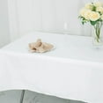 thumbnail image 6 of Balsa Circle 54x96 in White Premium Polyester Rectangular Tablecloth Party Event Reception Decorations Supplies, 6 of 8