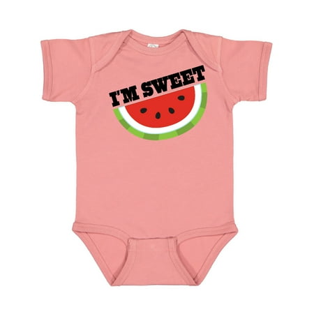 

Inktastic I m Sweet Watermelon Gift Baby Boy or Baby Girl Bodysuit