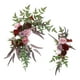 thumbnail image 2 of 2 piezas de arco de flores artificiales colgantes para arreglos florales decorativos. Vino rojo, 2 of 9