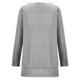 thumbnail image 6 of Plus Size Women's Long Sleeve Solid Color Shirt Loose Fit Casual Tunic Top Comfortable Back To School Wear, 6 of 7