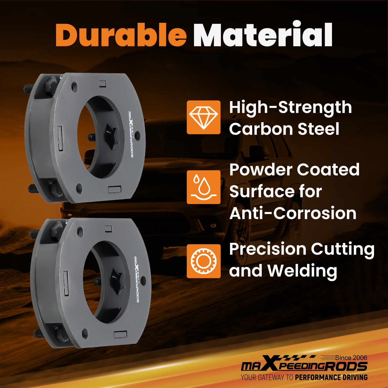 Maxpeedingrods 2" inch Front Leveling Lift Kit For Jeep Grand Cherokee WK2 11-22 Strut Spacers