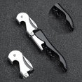 thumbnail image 2 of Corkscrew Wine Opener Double Hinged Design Easy Grip Bottle Opener Effortless Wine Screw Remover for Home Bar, 2 of 5