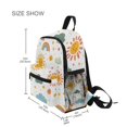 thumbnail image 3 of FORMRS School Backpack with Front Zippered Pocket 12" Student Travel Daypack, Rainbows Pattern, 3 of 6