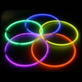 thumbnail image 2 of Exquisite 200-Count 22-Inch Glowsticks Necklaces Party Pack - Assorted Colors - Great for 4th of July, 2 of 8