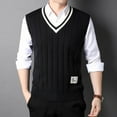 thumbnail image 5 of Bcfgryg Male Knitwear Shoulder Vests Fashion Trends Sleeveless Vests Men's Sleeveless Jacket Vest, 5 of 5