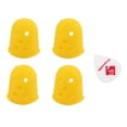 thumbnail image 1 of 4 Piezas Guitar Finger Finger Pick Silicona Finger Guards Para Principiantes S, 1 of 9