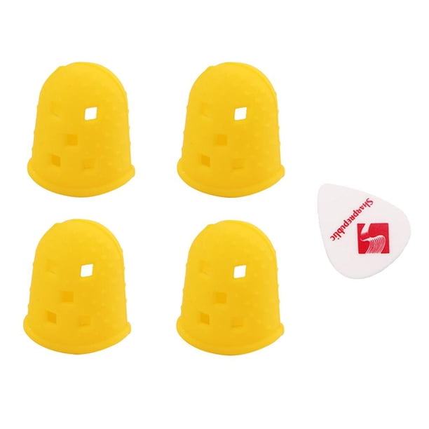 4 Piezas de Guitarra, Pulgar, , Selecciones, de Silicona, es para El Principiante S