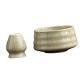 thumbnail image 3 of Tazón de cerámica Matcha y batidor resto, juego de Matcha, tazón de té de para Matcha japonés, regalo para Matcha amante/amigo/familia Verde claro, 3 of 9