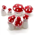 thumbnail image 4 of 21 Piezas de Mini Hongos para Manualidades, Pequeñas Hadas, Hongos de Jardín, Decoración de Hongos de Resina Pequeña, Estatua en Miniatura de Hongos, 4 of 5