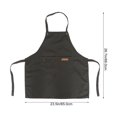 thumbnail image 2 of unbranded 1Ud Delantal De Cocina En Poliéster Negro Con Bolsillo Ajustable Para Y Chef, 2 of 8