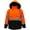 Orange, variant on Men's Ansi Class 3 High Visibility Safety Bomber Jacket With Zipper, PVC Pocket, Black Bottom,Orange/J8511-5XL
