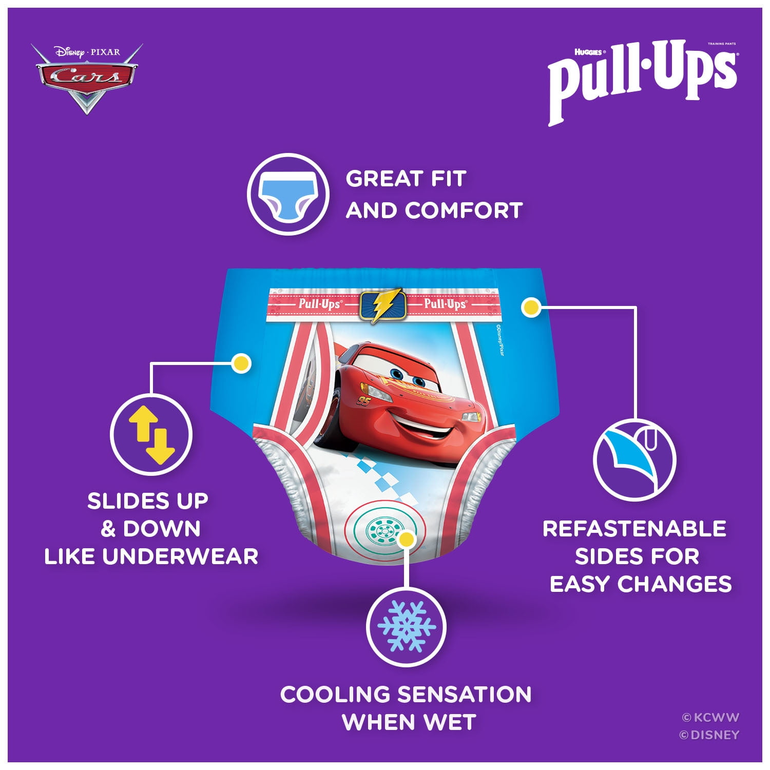 Pull-Ups Boys' Cool & Learn Training Pants, 4T-5T, 74 Ct