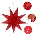 thumbnail image 5 of Star Paper Lantern 9 Point Star Hanging Lampshade with Hollow Cutouts for Christmas Decor, Parties, Weddings, Nursery and Boho Room Lighting, 5 of 5