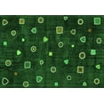 thumbnail image 1 of Ahgly Company Indoor Rectangle Abstract Green Contemporary Area Rugs, 5' x 7', 1 of 1