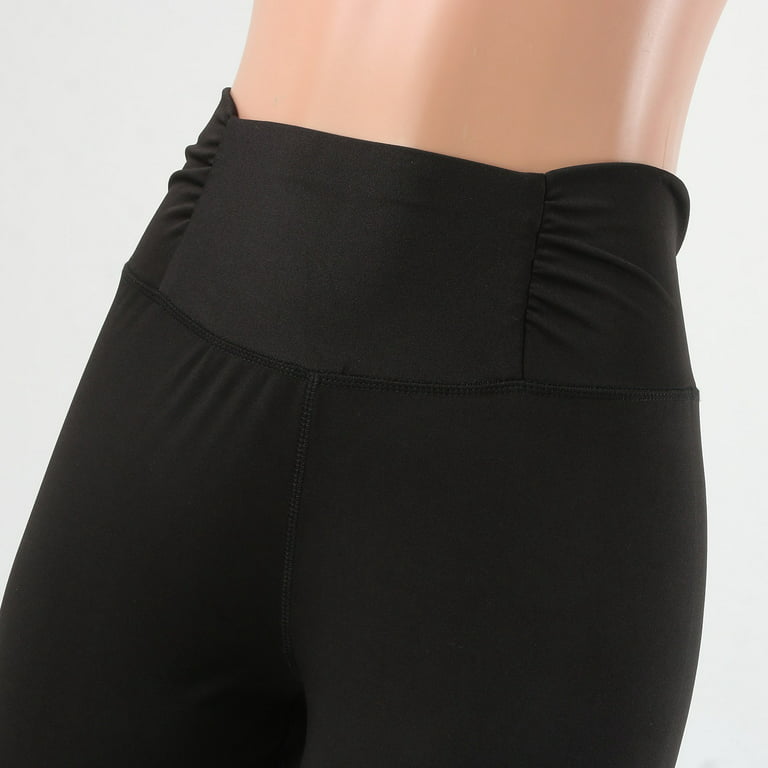 BSDHBS Stretch Pants for Women Women No Front Seam Leggings Ruched High  Waist Yoga Pants
