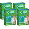 Curad Variety Pack Bandages 4 Sided Seal 30ct, 4 Pack