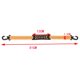 thumbnail image 4 of 4 pcs Ski and Boot Carrier Straps, 20.07x1 Inch Portable Ski Carrier Straps with Anti-Skid Pad and Double-Ended Buckles, Winter, 4 of 5